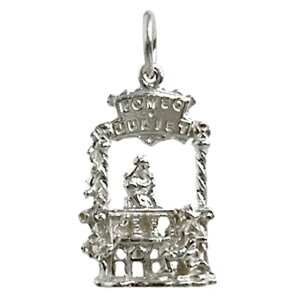 シルバーラッキーチャーム 中型 セントクリストファー ロミオ&ジュリエット ニットキャット エンジェルブック ウサギ ヒース&ラック 925 シルバー 銀 アクセサリーパーツ ネックレス ピア