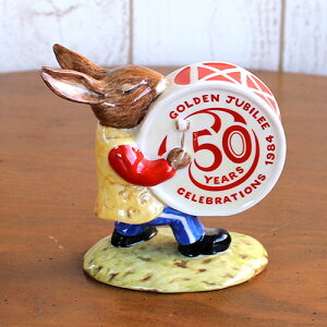 Be[W tBMA Bunnykins ojLY Oompah Band Golden Jubilee Celebration 50 Years h}[ Royal Doulton Chg CMX 1984N AeB[N CeA BG u IuWF 