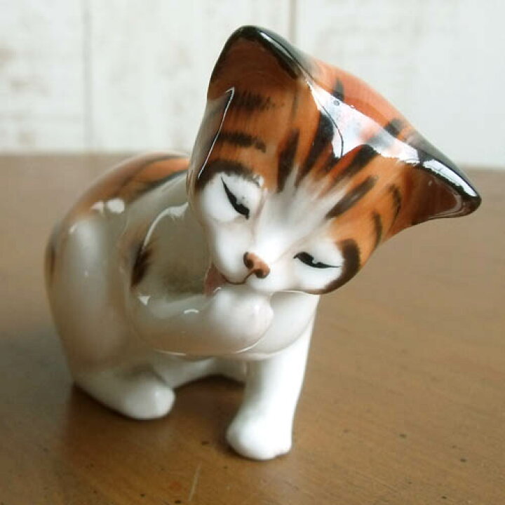 楽天市場】ロイヤルドルトン 三毛猫 置物 アンティーク 雑貨 