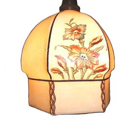 アンティーク ランプ 花柄 ヴィンテージ レトロ ランプシェード 照明器具 インテリア 欧州雑貨 おしゃれ