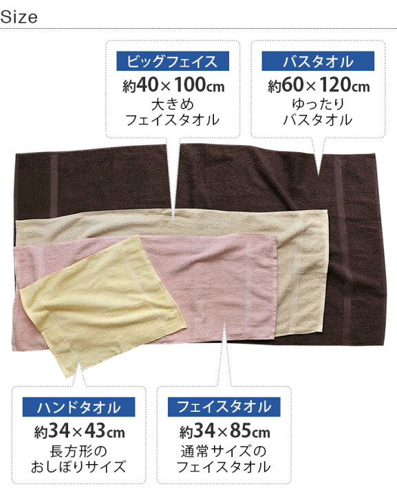 楽天市場】日本製 【お値打ち】 ビッグフェイスタオル 【お試しSALE 