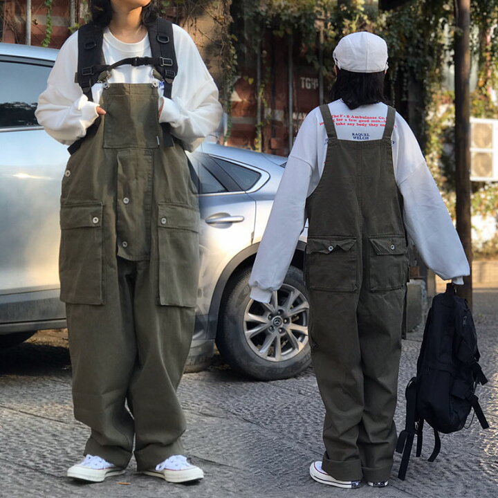 楽天市場】部分現物 即納 オーバーオール メンズ サロペット サルエル  