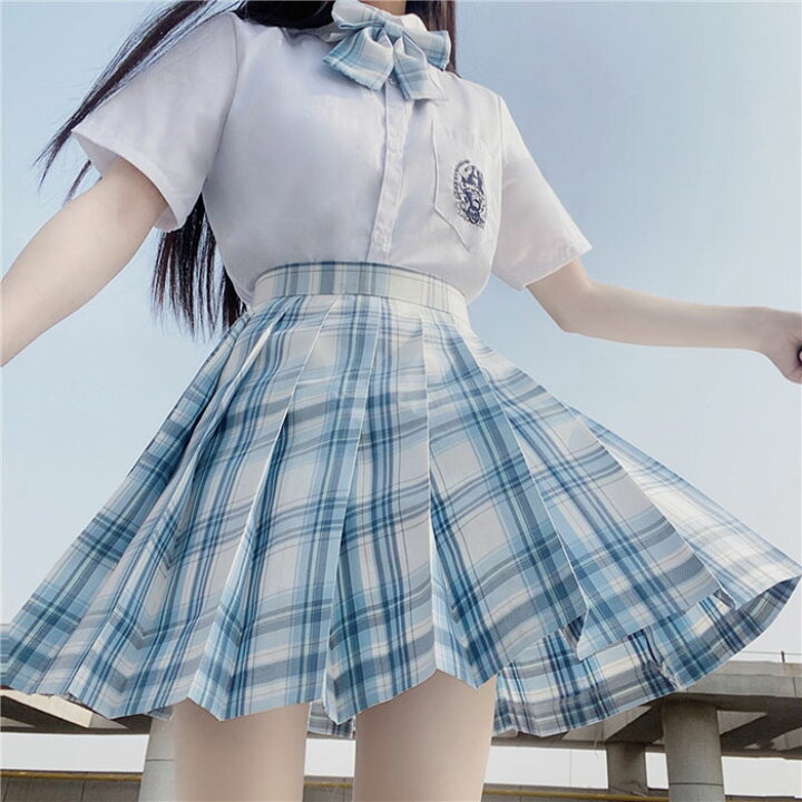 楽天市場】制服 夏 スカート チェック スクール スカート チェック柄 