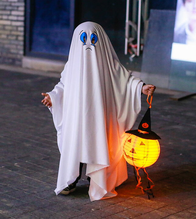 楽天市場 部分現物 ハロウィン 仮装 幽霊 おばけ 子供用 コスプレ コスチューム 可愛い 死神 悪魔 コスプレ キッズ 男の子 女の子 パーティー イベント 演出服 男女兼用 東栄shop