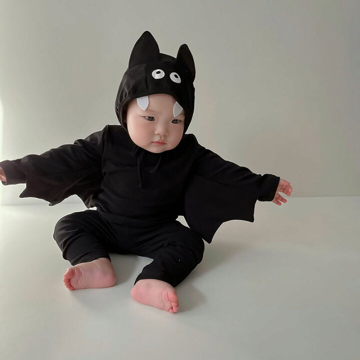 楽天市場】ハロウィン ベビー コスプレ コウモリ こうもり 吸血鬼 衣装 