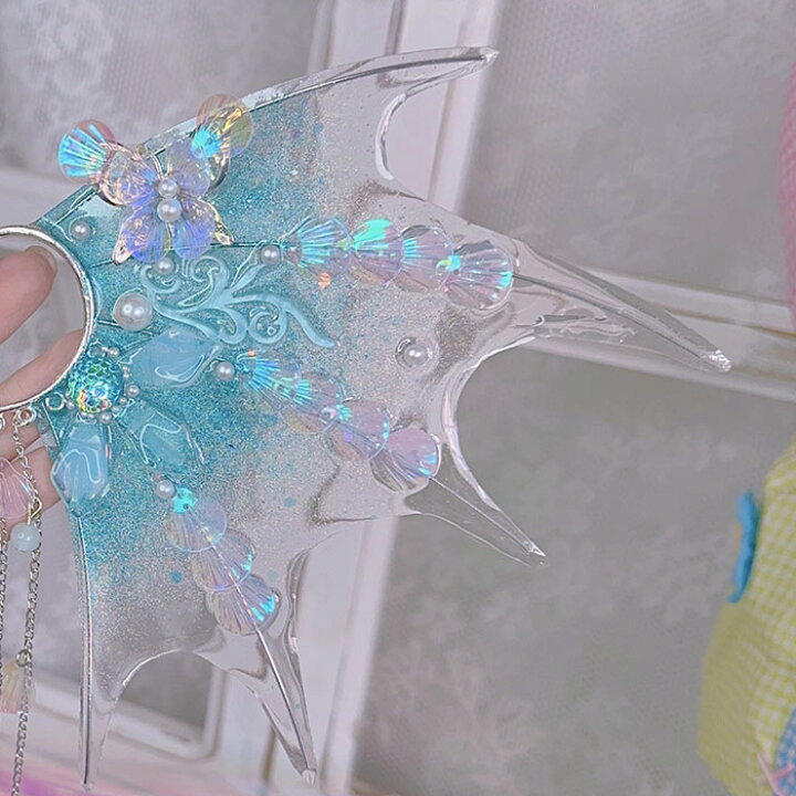 楽天市場】人魚 コスプレ道具 人魚の耳飾り 人魚姫 コスプレ 耳飾り 