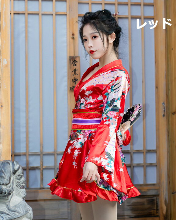 楽天市場】セクシー コスプレ 花魁 和風 着物花魁 コスプレ 衣装 和柄 