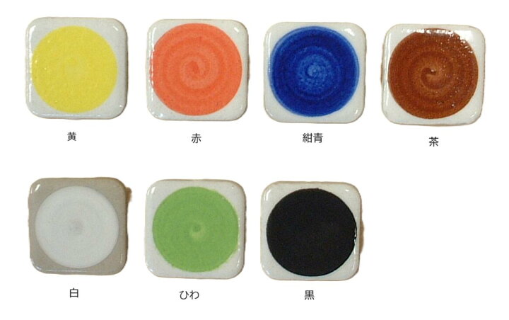陶芸材料セット かしこまら 下絵の具・乳鉢等