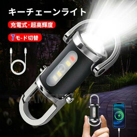 あす楽【限定500円OFF⇒2080円】【楽天受賞】最新型 懐中電灯 キーホルダーライト LED懐中電灯 小型 強力 LEDキーチェーンライト 軽量 超高輝度 USB充電スマホ充電 アウトドアハンディライト 防水IPX6 明るい1200ルーメン コンパクト 緊急用ナイトライト ポケットサイズ