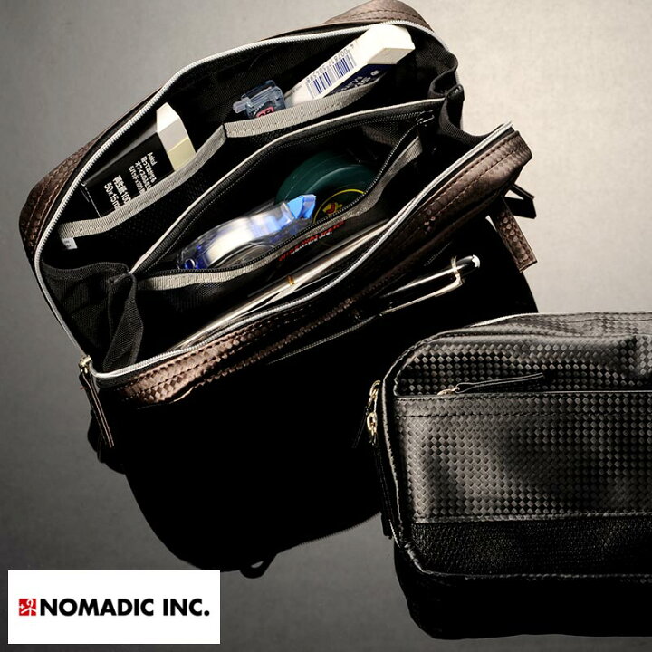 楽天市場】ペンケース メンズ ビジネス NOMADIC カーボン調 ペンケース 