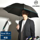 傘 折りたたみ メンズ 日本製 おしゃれ 高級 前原光榮商店 折りたたみ雨傘 8本骨グラスファイバー 58cm ボーダー 楓持ち手 BORDER-TU ブランド 皇室 御用達 軽量 ビジネス 軽い 高品質 プレゼント ギフト おすすめ 折り畳み