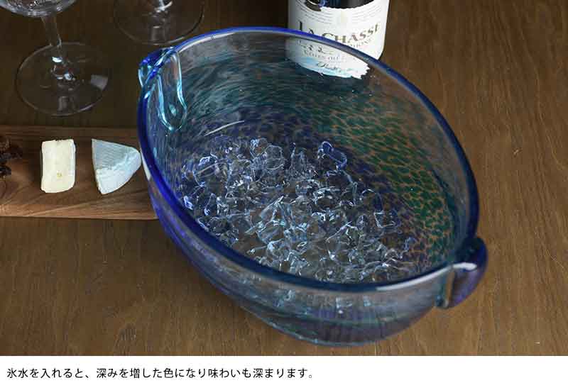 楽天市場】ワインクーラー おしゃれ 日本製 津軽びいどろ 水陰 ボトル