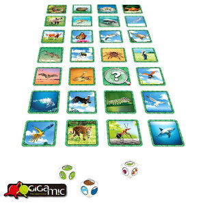 Gigamic SPCIFIC スペシフィック 生物生態学習 カードゲーム 生き物 ゲーム 知育 勉強 理科 子供 大人 小学生 楽しい