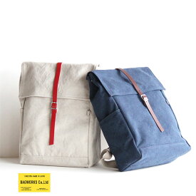 豊岡製鞄 メンズ リュック BAGWORKS リュックサック BOYSCOUTSMAN 2 帆布 キャンバス 日本製 おしゃれ A4ファイル かばん 【送料無料】