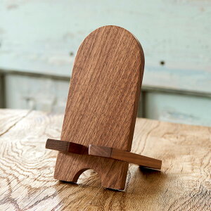 スマホスタンド おしゃれ 充電 木製 スマートフォンスタンド スマホ立て スマホ置き ナチュラル モダン ウォルナット ギフト プレゼント