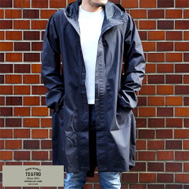 レインコート メンズ 日本製 TO&FRO WATERPROOF MODS COAT レインコート モッズコート おしゃれ シンプル 大人 男性 かっこいい 【送料無料】