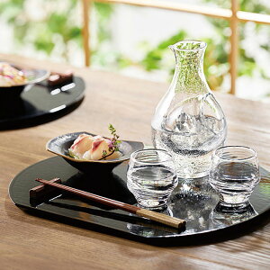 酒器セット ガラス 日本酒 東洋佐々木ガラス 冷酒器3点セット (氷ポケット付き徳利1個 & おちょこ2個) 瑠璃 冷酒器セット おしゃれ 日本製 とっくり おちょこ セット 徳利 お猪口 盃 お酒好