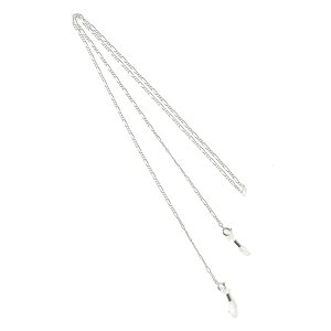【ラッピング無料対象商品】 メガネチェーン メンズ ネックレス DANTE グラスチェーン フィガロ メガネストラップ おしゃれ グラスコード めがねチェーン 眼鏡チェーン シルバー 男性 大人