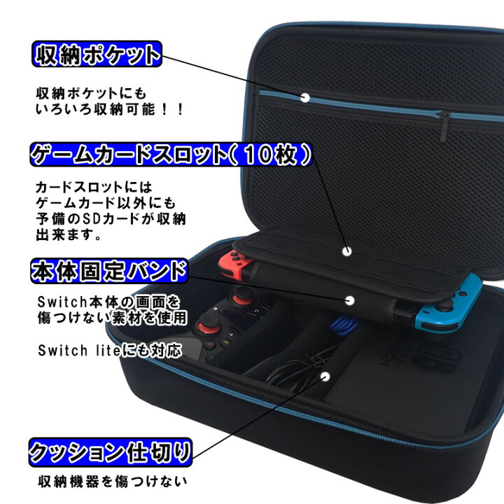楽天市場】Nintendo Switch キャリーケース 通常モデル/有機ELモデル 