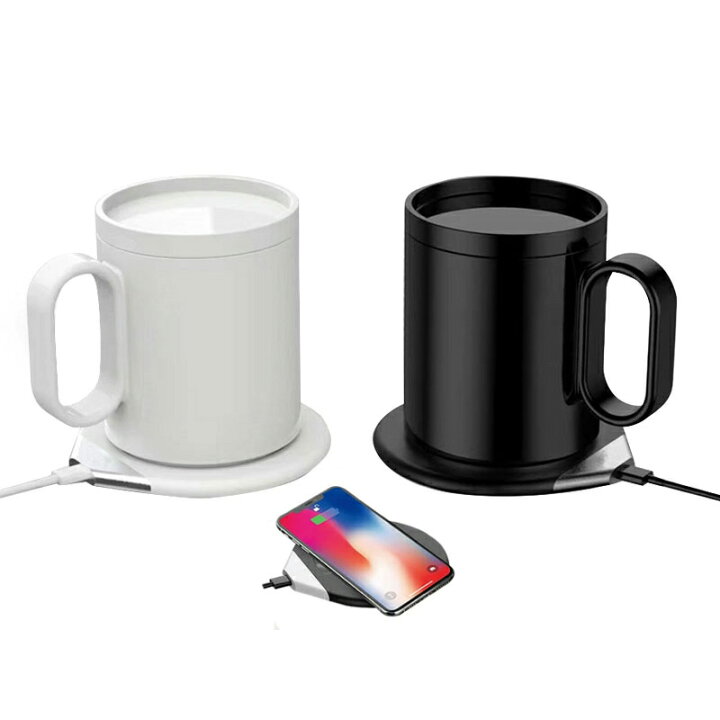 楽天市場 ワイヤレス充電 カップウォーマー 2way Qi対応充電器 Iphone Android Galaxy 保温コースター マグウォーマー 55 ホット飲み物保温 オフィス テレワーク Usbグッズ Usb接続 送料無料 Switchゲーミング品 近未来shop