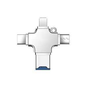 �y�������}���\������P10�{�zOTG�A�_�v�^�[ 5in1 iPhone Type-B Type-c USB-A3.0 TF�J�[�h �V���o�[ OTG�@�\ �f�[�^�]�� USB�������ڑ�