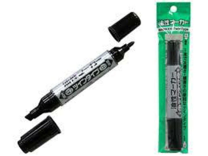 楽天市場】油性マーカーツインタイプ 黒 12本セット : Tough-Z 楽天市場店