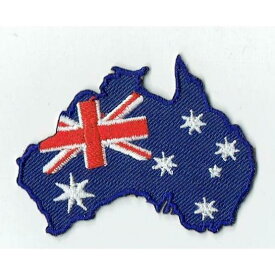 ワッペン「 オーストラリア 」可愛いイラストの刺繍ワッペン