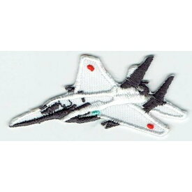 ワッペン　「 自衛隊機・F17戦闘機・ジェット機 」可愛いイラストの刺繍ワッペン　x単品1枚