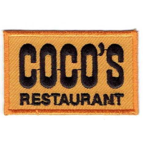 ワッペン　<br>「　COCO'S　<br>可愛いイラストの<br>刺繍ワッペン　ココス　」