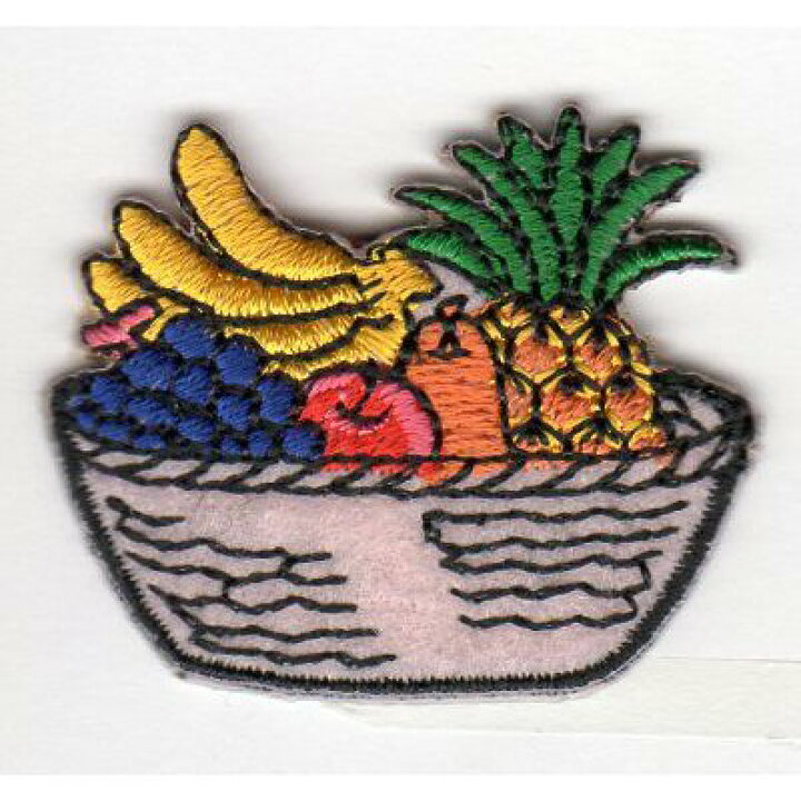 楽天市場 ワッペン フルーツバスケット 可愛いイラストの刺繍ワッペン Tough Z 楽天市場店