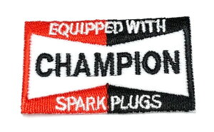 Lc���b�y�� �u CHAMPION�i���j �v��W51×H30mm�@�����C���X�g�̎h�J���b�y��
