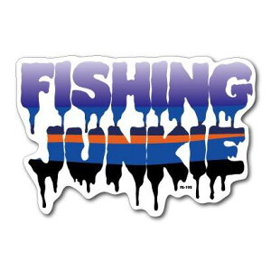 FS-195/�ނ�X�e�b�J�[�@FISHING JUNKIE-01�@�o���G�e�B�V���[�Y