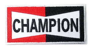Lc���b�y���u CHAMPION�i���j�v��W81xH41mm�@STICK ON�@���[�V���O�̎h�J���b�y��