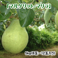 山形県産マルゲリット・マリラ（秀品）5kg（12玉前後入）【(但し、沖縄県・一部離島へのお届けは別途送料…