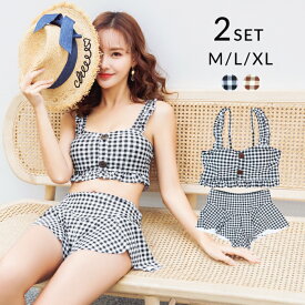 楽天市場 チェック柄 水着 レディースファッション の通販