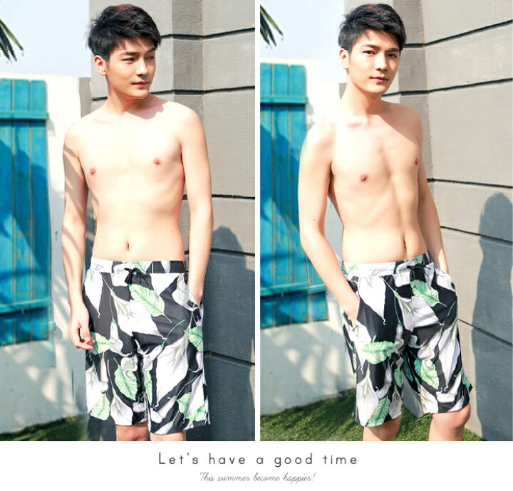 楽天市場 メンズ 水着 サーフパンツ カップル水着 ペアルック 花柄 通販 男性用水着 3l L 2l ロンパン おしゃれ ハーフパンツ 男性用 レディース別売り オシャrevo