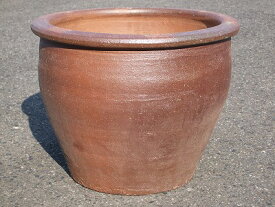 焼き締め　植木鉢　3-B　植木鉢　シンプル