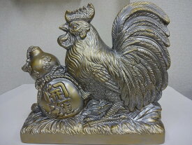 2017干支酉　置物　銀塗り