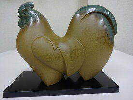 2017干支酉　置物　灰釉