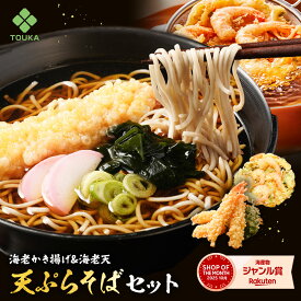【ホワイトデー 甘くない ギフト】年越しそば セット 天ぷら かきあげ えび天 海老天 冬ギフト 更科 蕎麦 プレゼント 高級 食べ物 お取り寄せ グルメ 二八そば 生 冷凍 4人前 お祝い 内祝 酒の肴 チョコ以外 職場 2026 誕生日 詰め合わせ お酒 甘いものが苦手 父 男性 つまみ