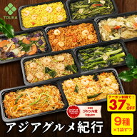 Z【クーポンで37％OFF！6,300円→3,980円！】 アジアグルメ紀行9種セット チャーハン4種 麺2種 炒め物3種…