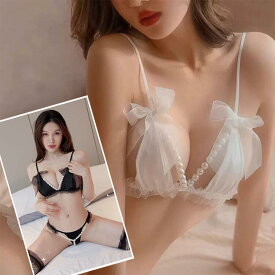 【10％OFFクーポンあり】ハロウィン セクシーランジェリー 大きいサイズ セクシーランジェリー 過激セクシー下着 エロ下着 ランジェリー 超過激 XL オープンブラ オープンショーツ 上下セット 大人 股割れ 穴あき下着 パール エロい下着