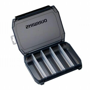 シマノ ルアーケース (4仕切板タイプ) CS-212V スモーク 装備 収納 小型道具・小物入れ