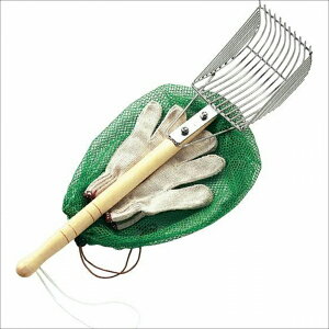 ナカジマ ステンレス ジョレンセット 装備 専用 レジャー 潮干狩り用品