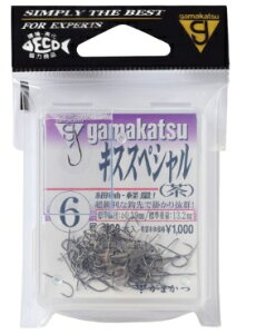 がまかつ 66821 ザ・ボックス キススペシャル 茶 仕掛 針 投げ