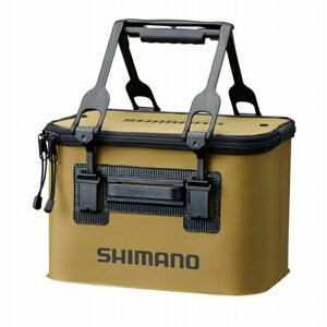 シマノ バッカンEVBK−016Q 茶緑33CM 装備 収納 大型バック(布地)