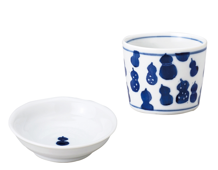 set of 5 52670 SaikaiToki Old Capital Roman Japanese Pattern Rice Bowls 