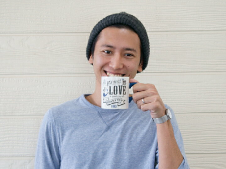 楽天市場 クーポンあり Lovers Mug His マグカップ 容量325cc 男性 メンズ 夫婦 カップル 彼氏専用 ひげ 髭 イラスト 国産 日本製 陶器のふる里 Trysケ 陶器のふる里