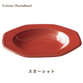 ＼クーポン配布中！／Cline(コリーヌ) パスタボウル 5カラー 幅26cm Roots 八角形 深皿 パスタ皿 カレー皿 洋風 洋陶 シンプル アンティーク ヴィンテージ クラシカル 北欧風 カフェ食器 おしゃれ 国産 日本製 美濃焼 陶器のふる里 trysケ