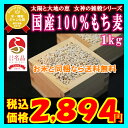 内閣府後援地方創生賞受賞店！今TVで話題！国産100%もち麦1kg ランキングお取り寄せ